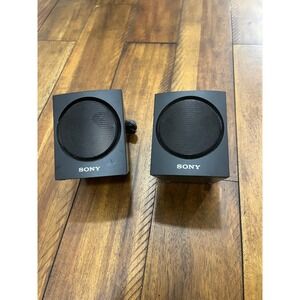 Sony SS-TS107 Speaker System Pair Black Good Wired Home Theater Surround